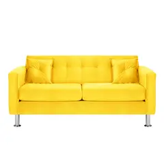 BODEVIR - Sofa New Retro 3C Felpa 12 Amarillo
