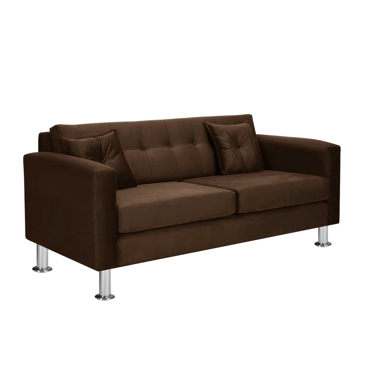BODEVIR - Sofa New Retro 3C Felpa 12 Chocolate