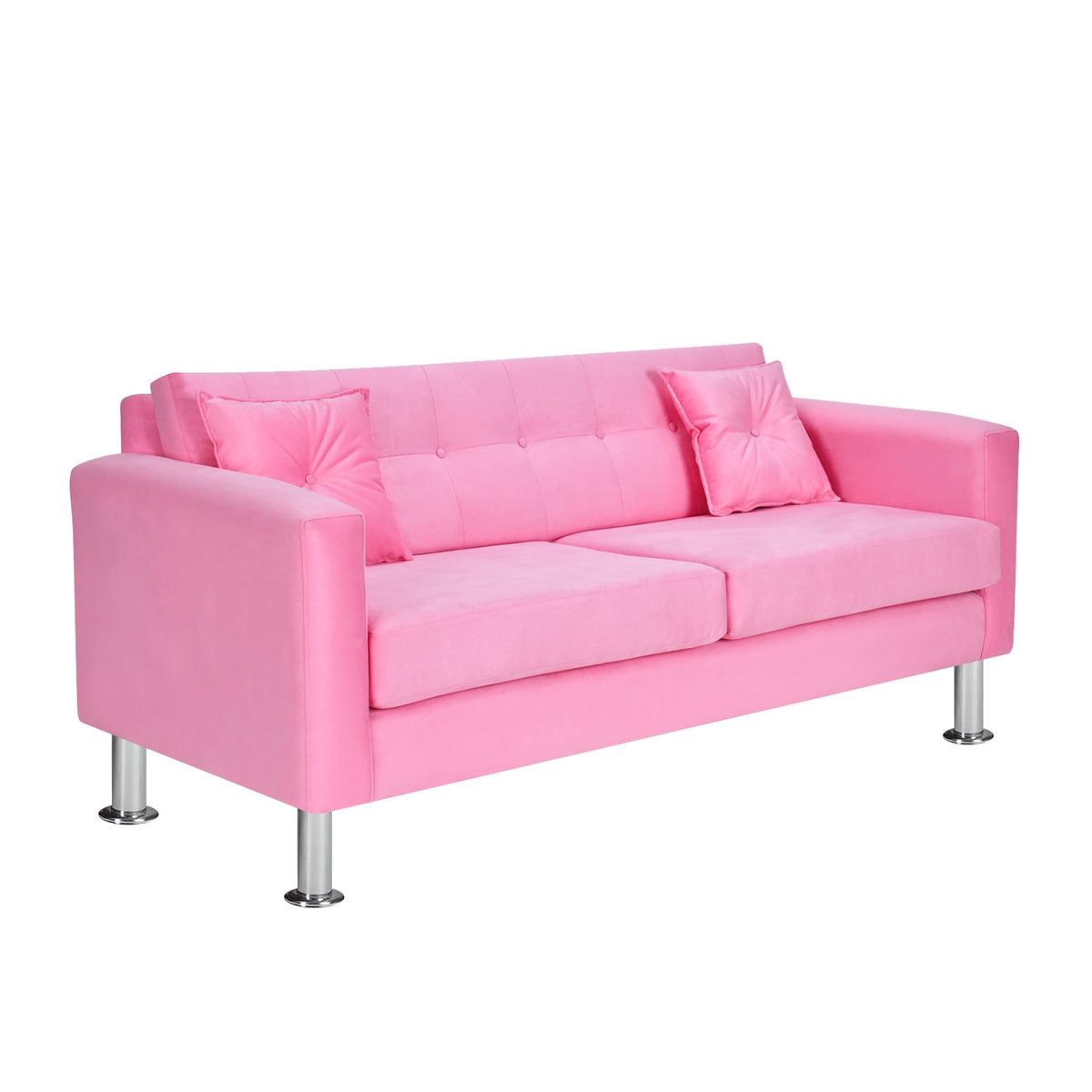 BODEVIR - Sofa New Retro 3C Felpa 12 Rosado