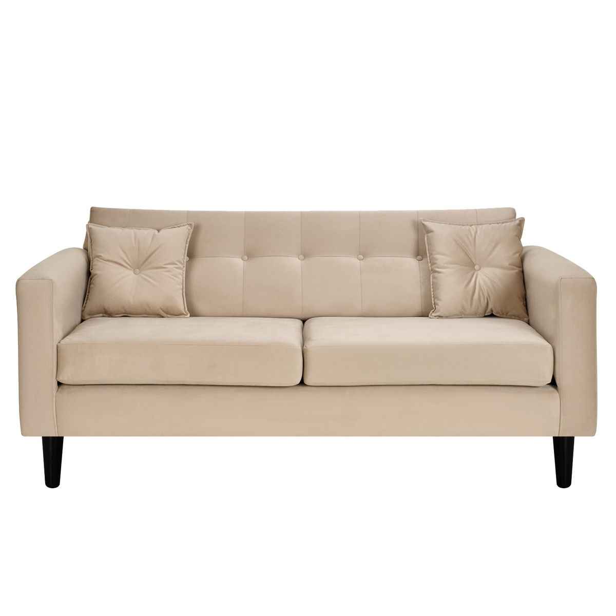 BODEVIR - Sofa New Retro 3C Felpa 00 Beige