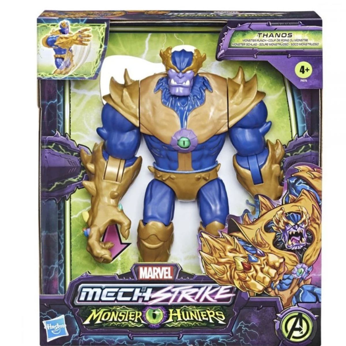 HASBRO - Marvel Avengers Mech Strike Monster Hunters - Punch Thanos