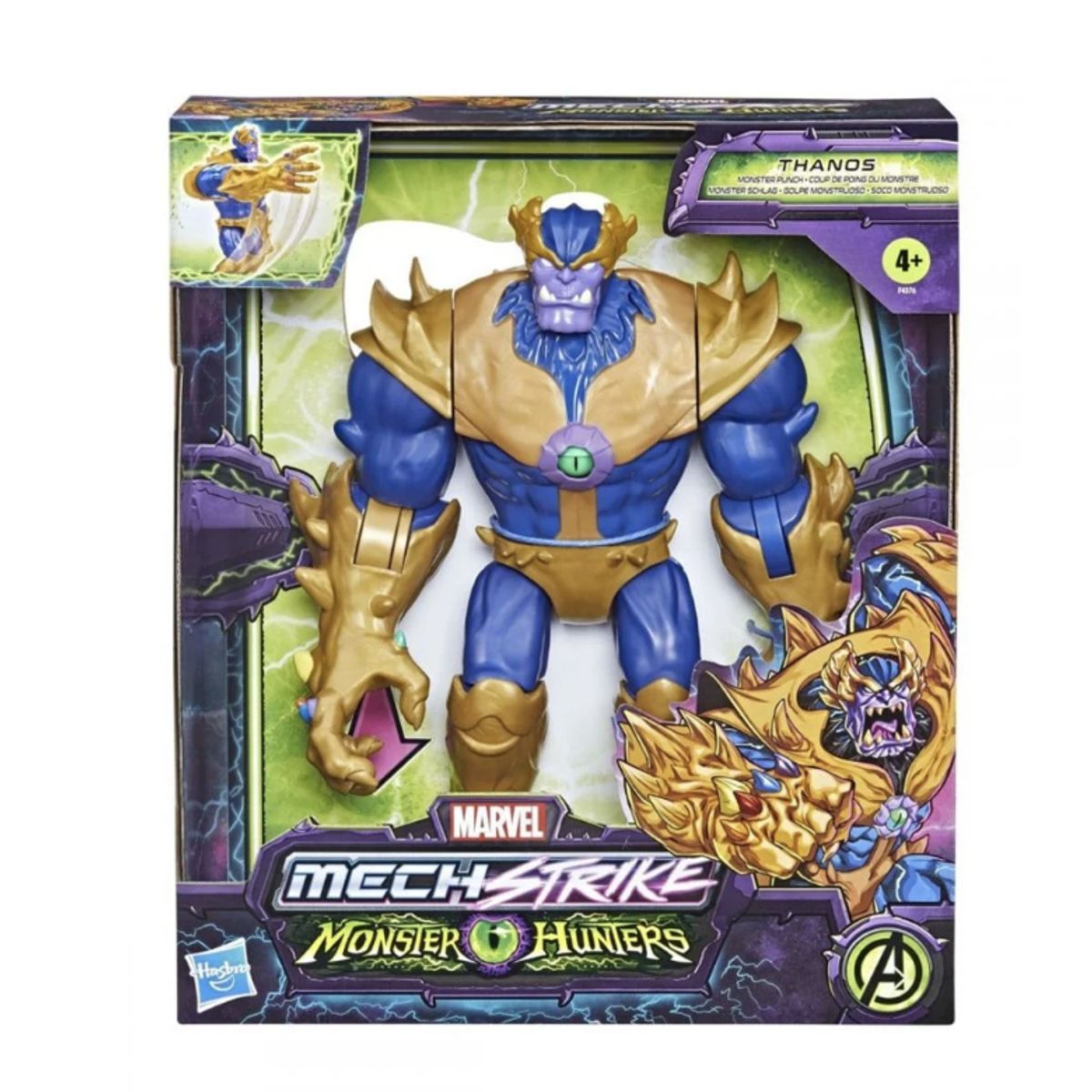 HASBRO - Marvel Avengers Mech Strike Monster Hunters - Punch Thanos