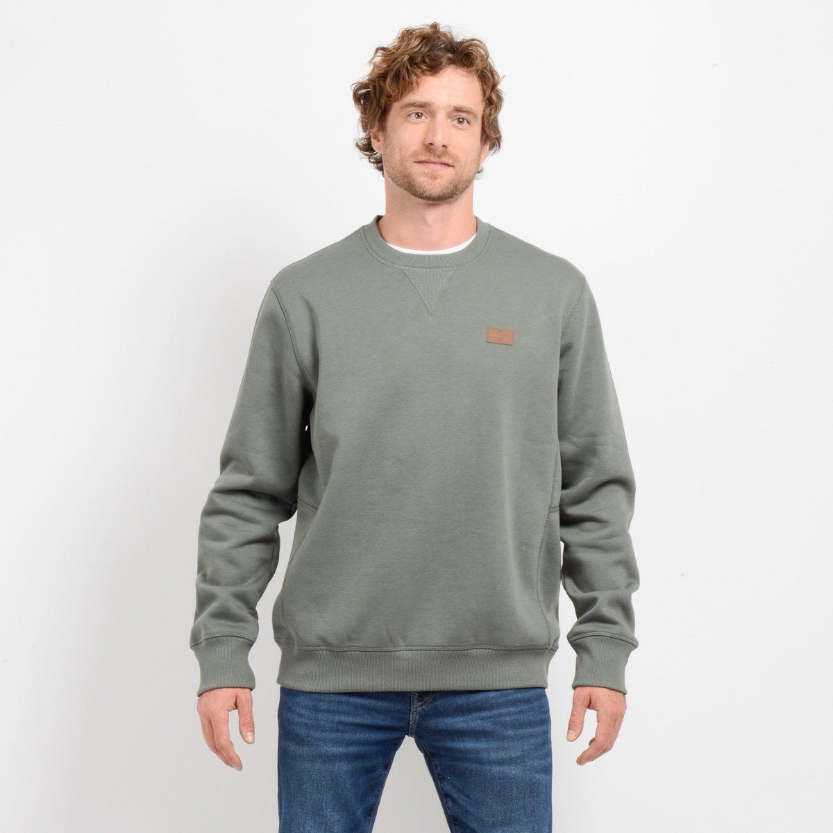 O'NEILL - POLERON BAVARO CREW  VERDE OSCURO