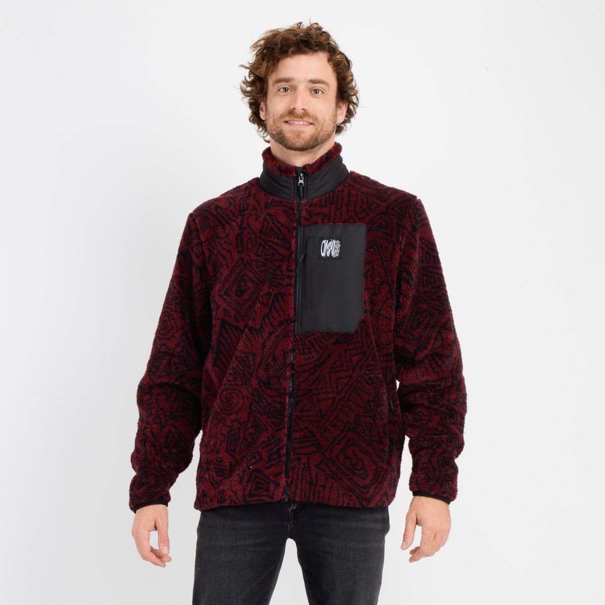 O'NEILL - POLERON CHIPORRO SURF HEROES  ROJO OSCURO