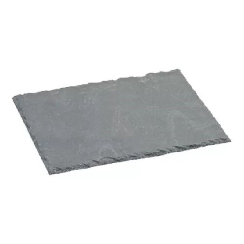 SUNNEX - Plato Rectangular Piedra Pizarra 21x18cm