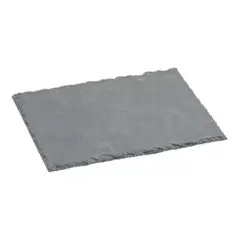 SUNNEX - Plato Rectangular Piedra Pizarra 21x18cm