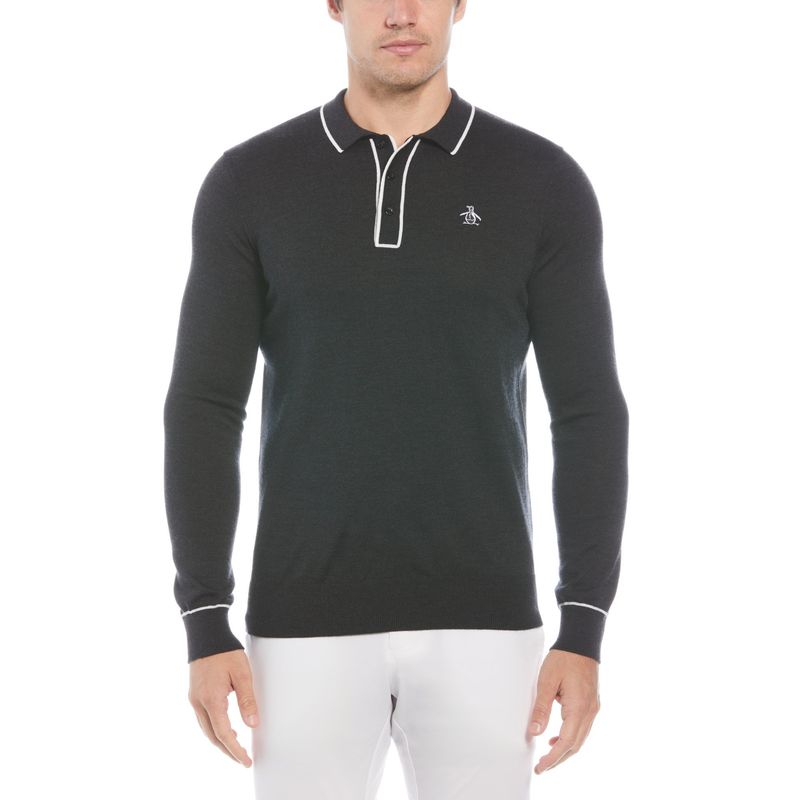 ORIGINAL PENGUIN - Tejido De Hombre Melange Gris Melange Original Penguin