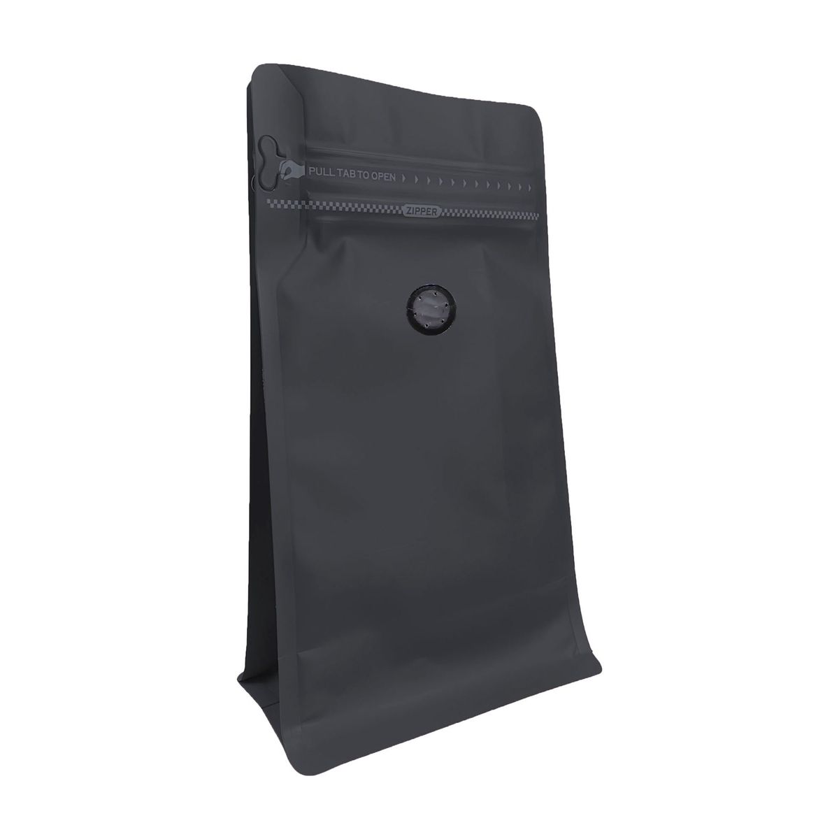 GENERICO - 50 Bolsas Snacks Cafe Alimentos Con Valvula 1000g Negro 15X32 CM