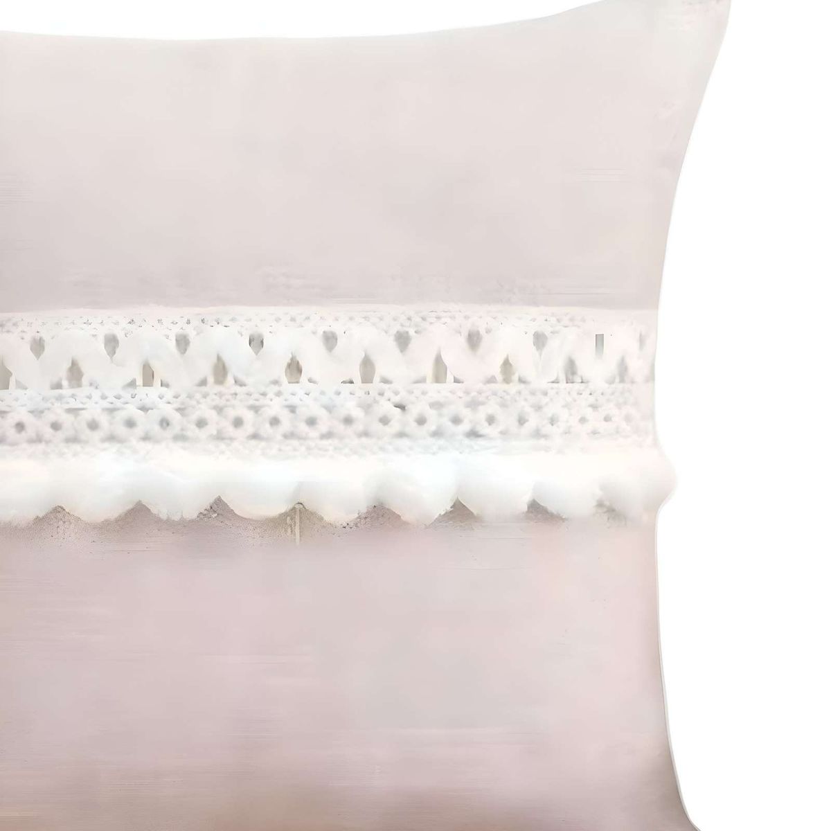 GENERICO - SET DE 4 FUNDAS DE COJIN CON POMPON 45x45 f-06