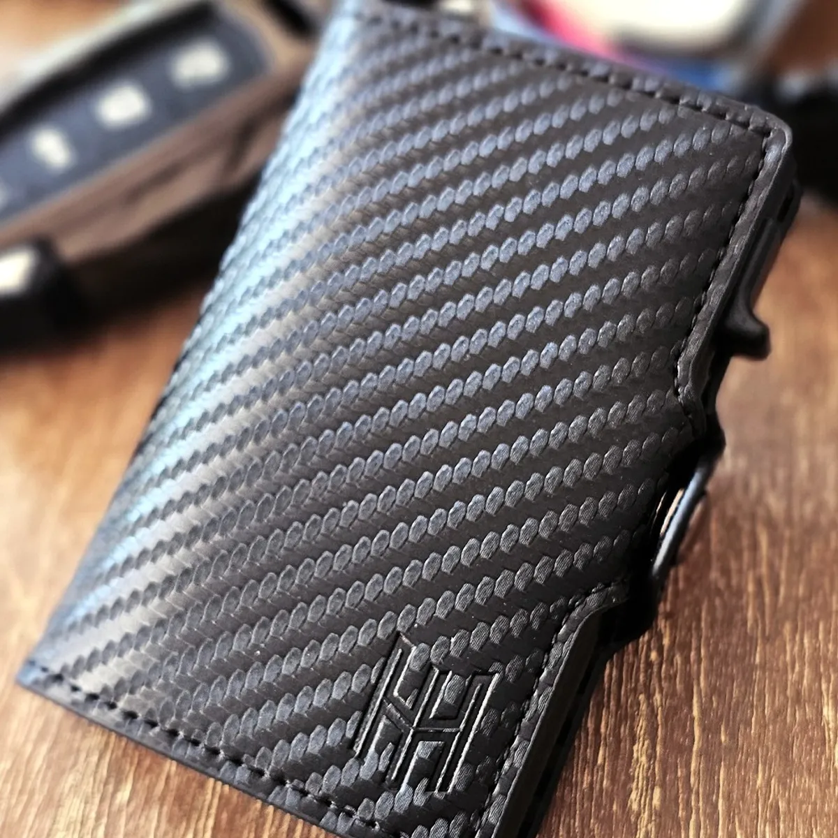 HIGHSOLATION - Billetera compacta tarjetero RFID - Highsolation