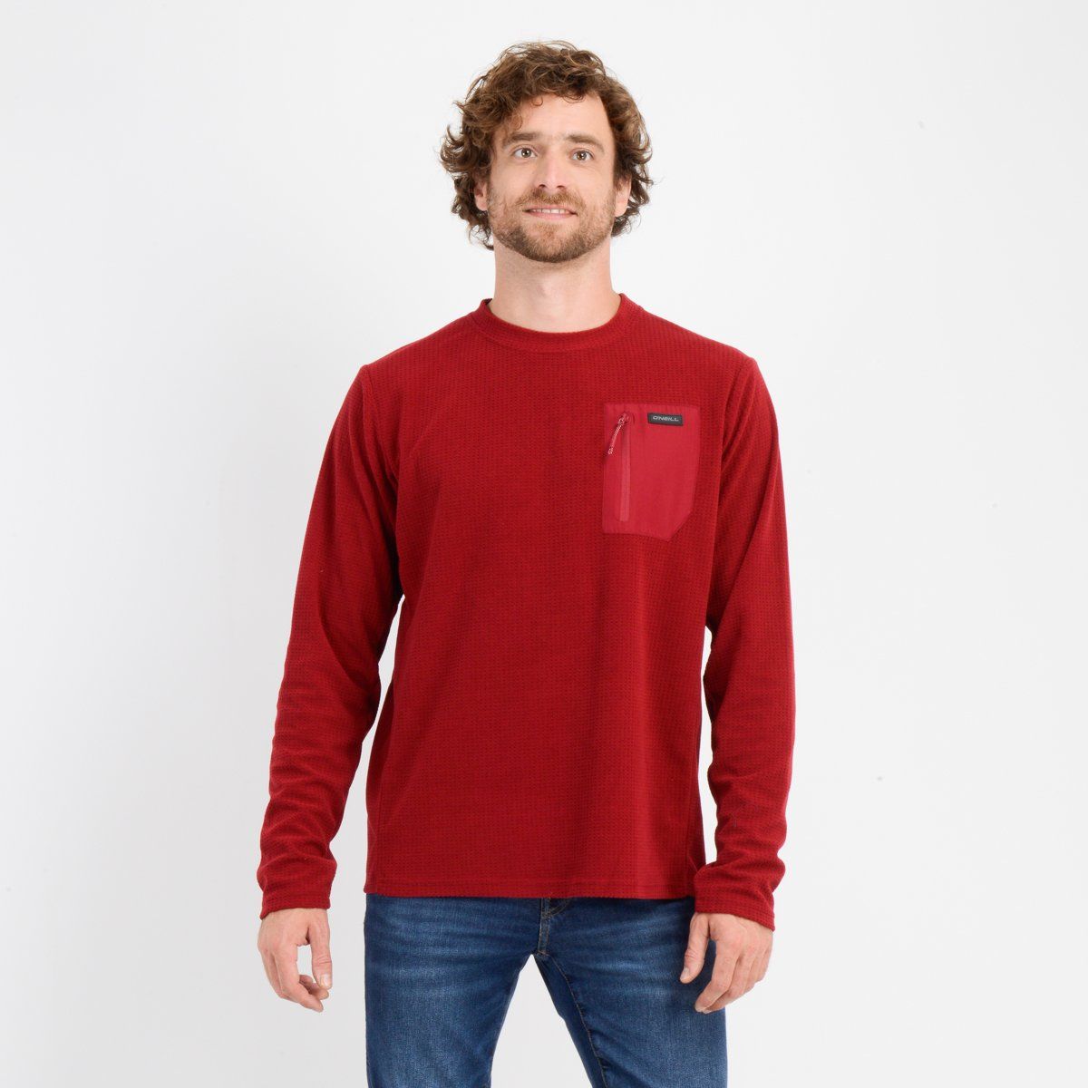 O'NEILL - POLERON POLAR DINSMORE CREW  ROJO OSCURO