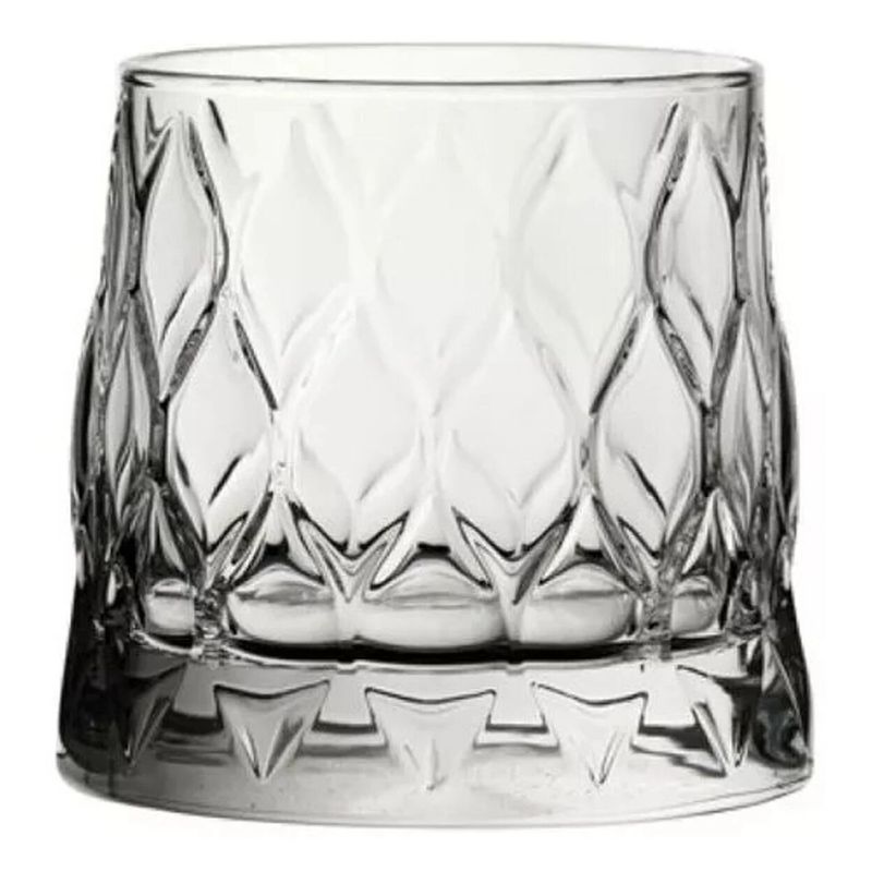 PASABAHCE - Set de 4 Vasos Vidrio Bajo 320cc Leafy Pasabahce