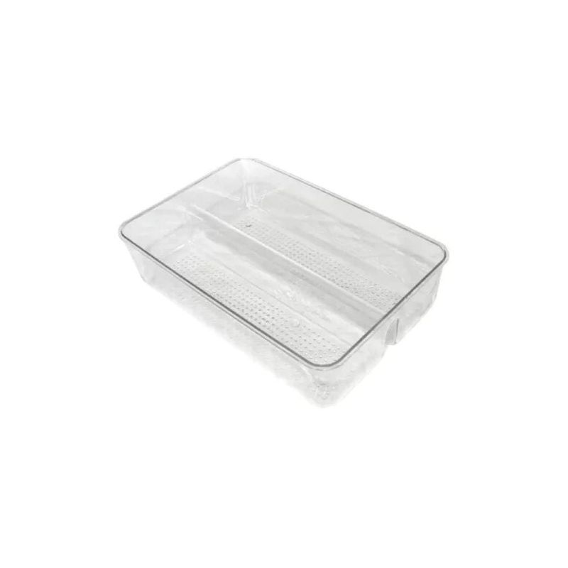GENERICO - Organizador Doble D Plástico Para Refrigerador 23x155x57cm