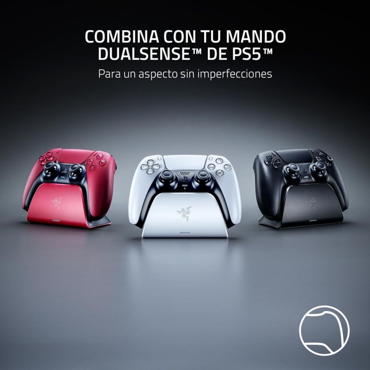 RAZER - Razer Quick Charging Stand para PS5 Negro