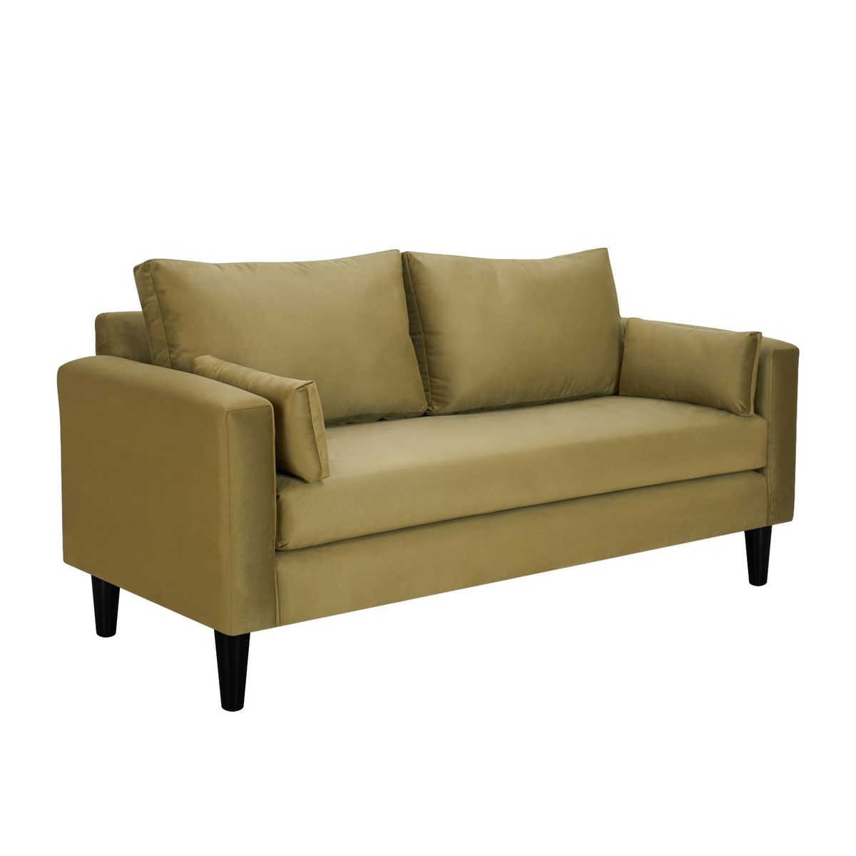 BODEVIR - Sofa Sky 3C Felpa 00 Verde Musgo