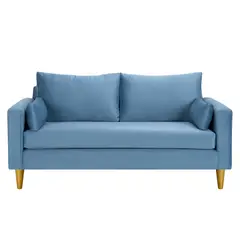 BODEVIR - Sofa Sky 3C Felpa 01 Azul Petroleo
