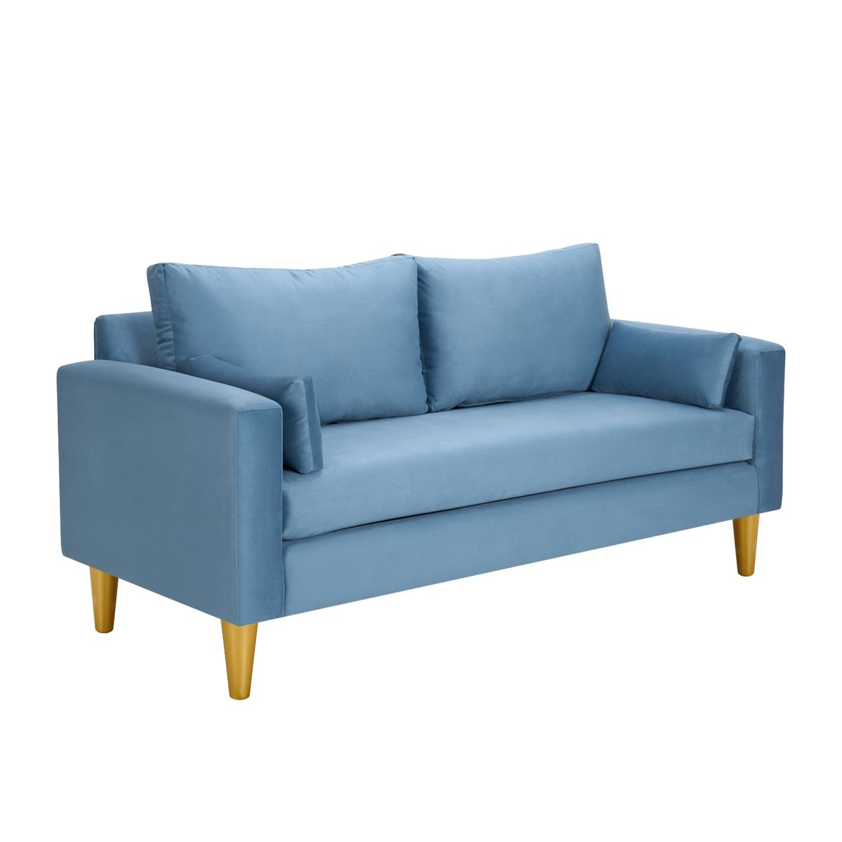 BODEVIR - Sofa Sky 3C Felpa 01 Azul Petroleo