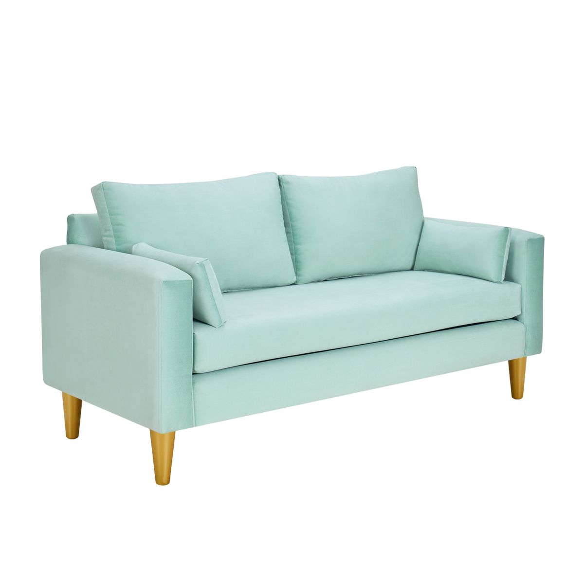 BODEVIR - Sofa Sky 3C Felpa 01 Verde Agua