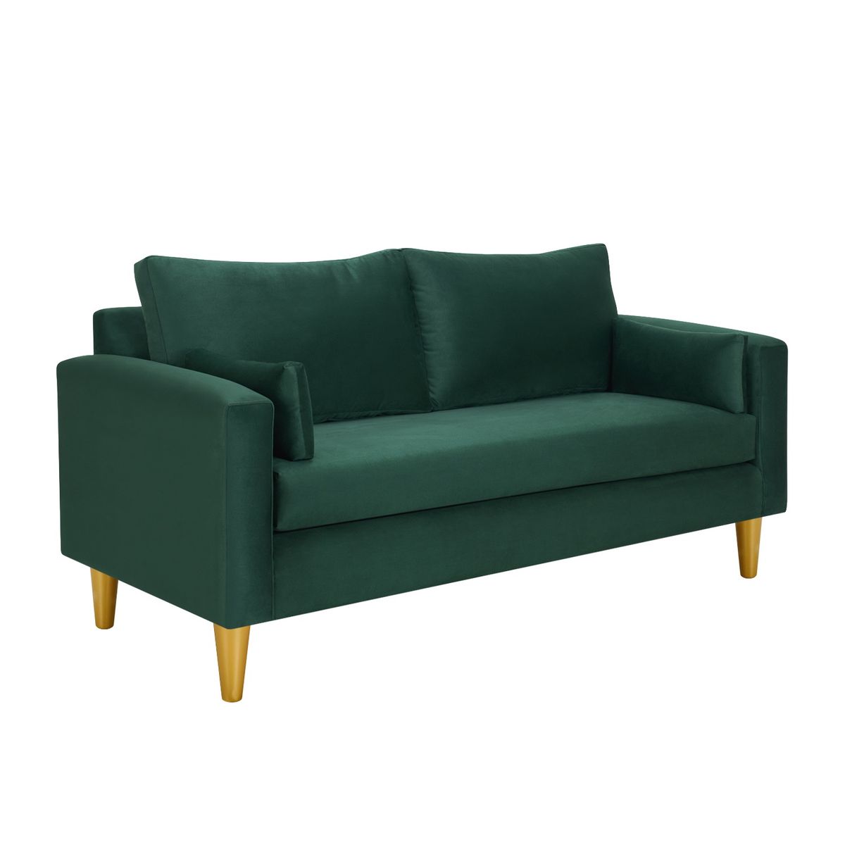 BODEVIR - Sofa Sky 3C Felpa 01 Verde Botella