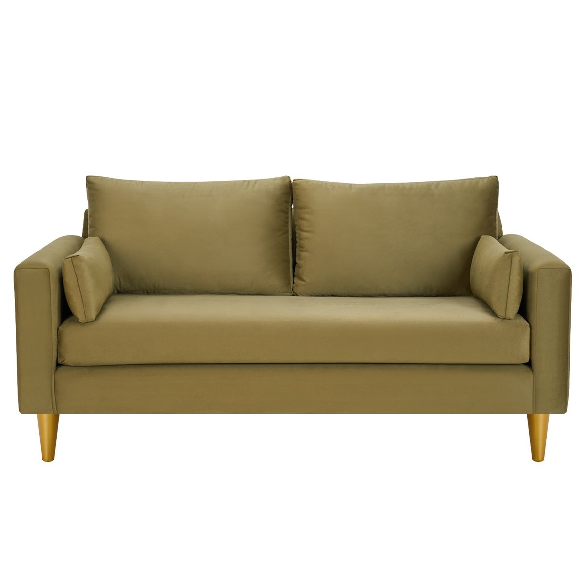 BODEVIR - Sofa Sky 3C Felpa 01 Verde Musgo