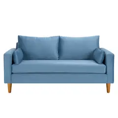BODEVIR - Sofa Sky 3C Felpa 04 Azul Petroleo