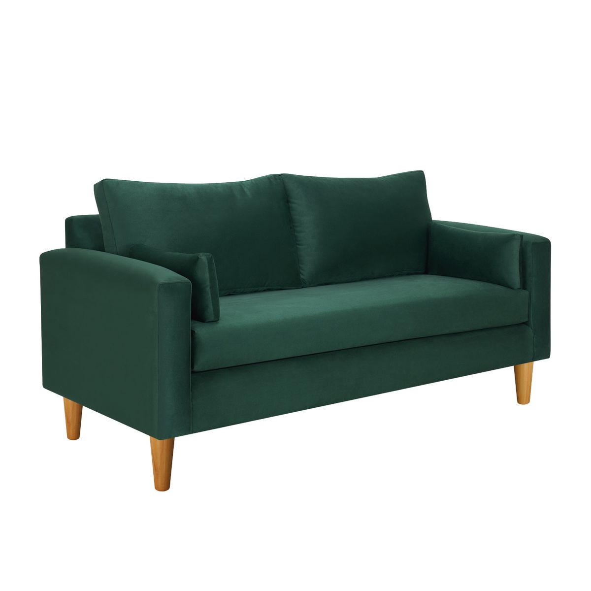 BODEVIR - Sofa Sky 3C Felpa 04 Verde Botella