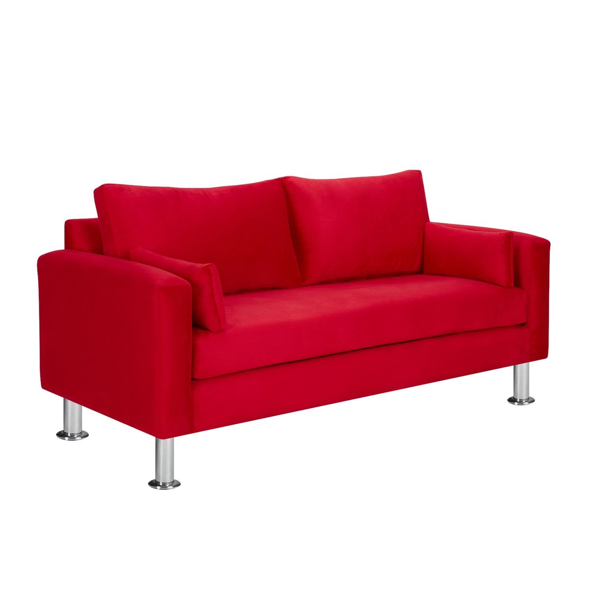 BODEVIR - Sofa Sky 3C Felpa 12 Rojo