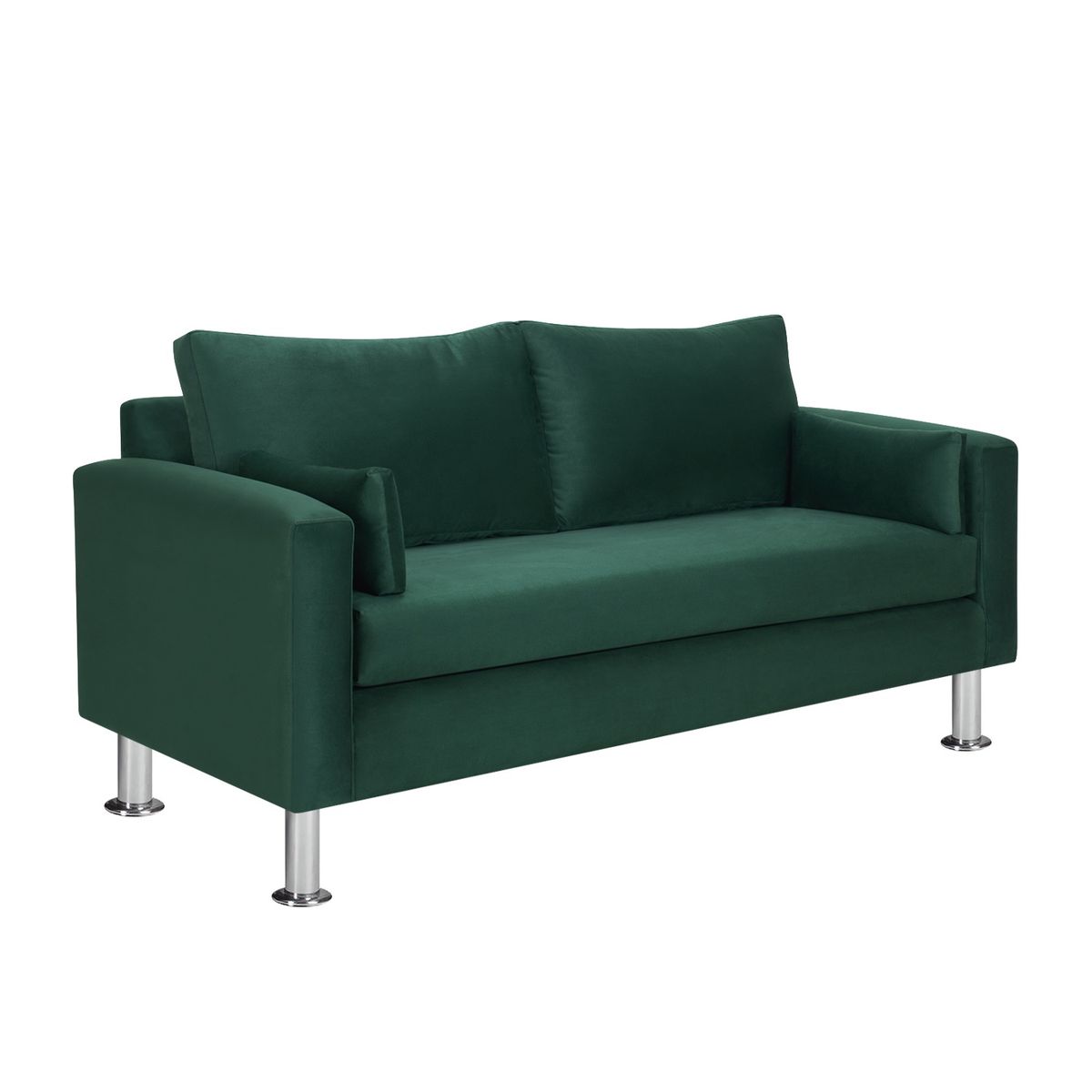 BODEVIR - Sofa Sky 3C Felpa 12 Verde Botella