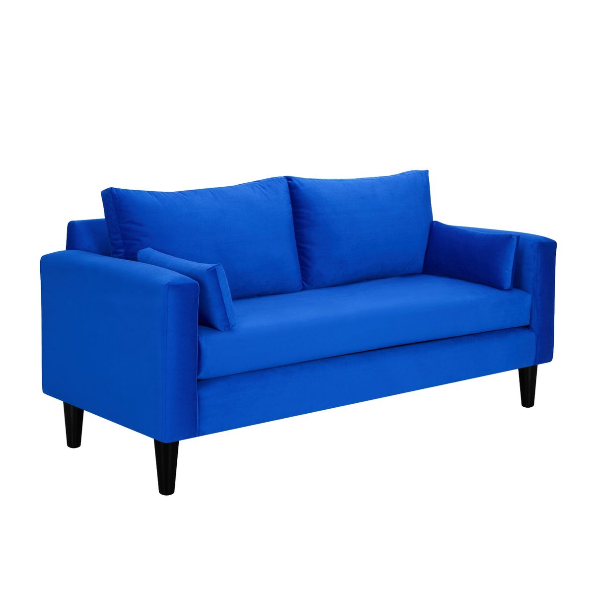 BODEVIR - Sofa Sky 3C+2 Pouf Felpa 00 Azul Rey