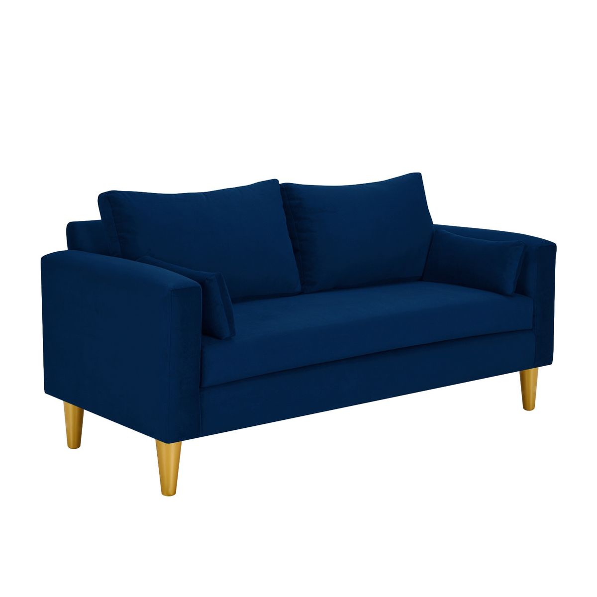 BODEVIR - Sofa Sky 3C+2 Pouf Felpa 01 Azul Marino
