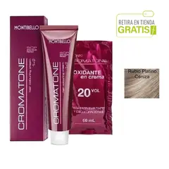 MONTIBELLO - Tintura Permanente Cromatone 10.1 Rubio Platino Ceniza+ Oxidante
