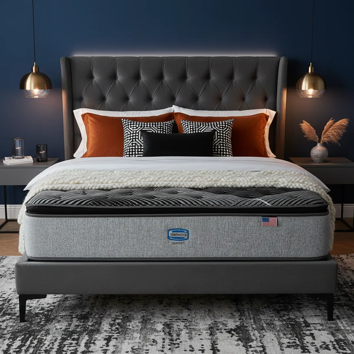 SIMMONS - Colchón Simmons Sunset 2 plazas 2.00 mt