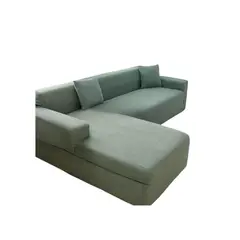 GENERICO - Funda Cubre Sillón Sofá Tipo L 3 Cuerpo Elástica Cuadrille
