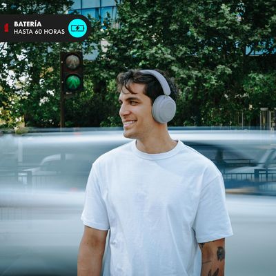 Imagen 2 del producto Audifonos Bluetooth Soul900 Gris Cancelación De Ruido Gris