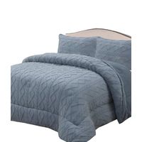 CUBRECAMA GRUESO PARA INVIERNO KING - SUPER GRIS