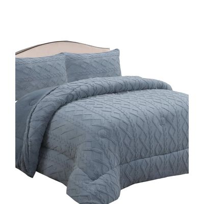 Imagen 2 del producto CUBRECAMA GRUESO PARA INVIERNO KING - SUPER GRIS