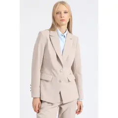 LIOLA - Blazer Basico Entallado, Beige