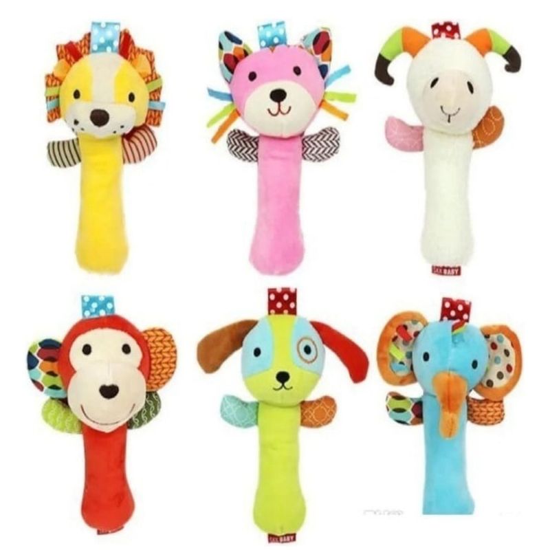 GENERICO - Sonajero Para Estimulación Temprana Bebé Peluche
