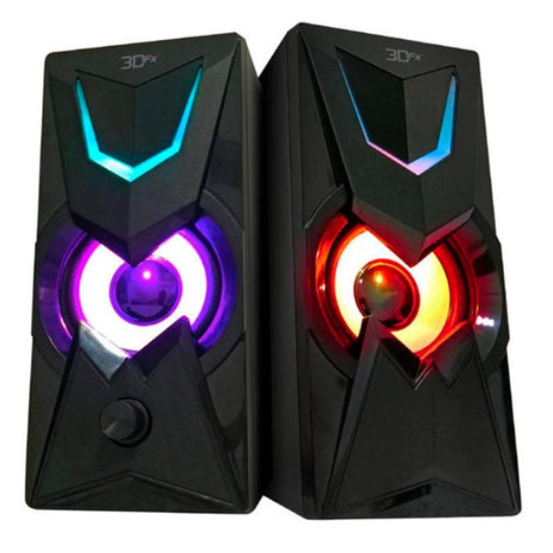 3DFX - Parlante Gamer Con Luz RGB 3DFX GWYDYON 2.0
