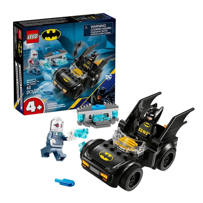 LEGO - LEGO DC Batman y Batimóvil vs Mr Freeze - 76301