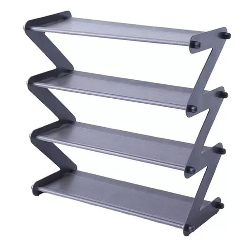 GENERICO - Organizador de zapatos modelo Z 8 pares color gris