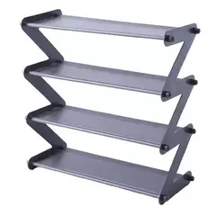 GENERICO - Organizador de zapatos modelo Z 8 pares color gris