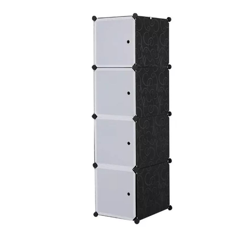 GENERICO - Organizador de closet 4 módulos para baño o ropero armable