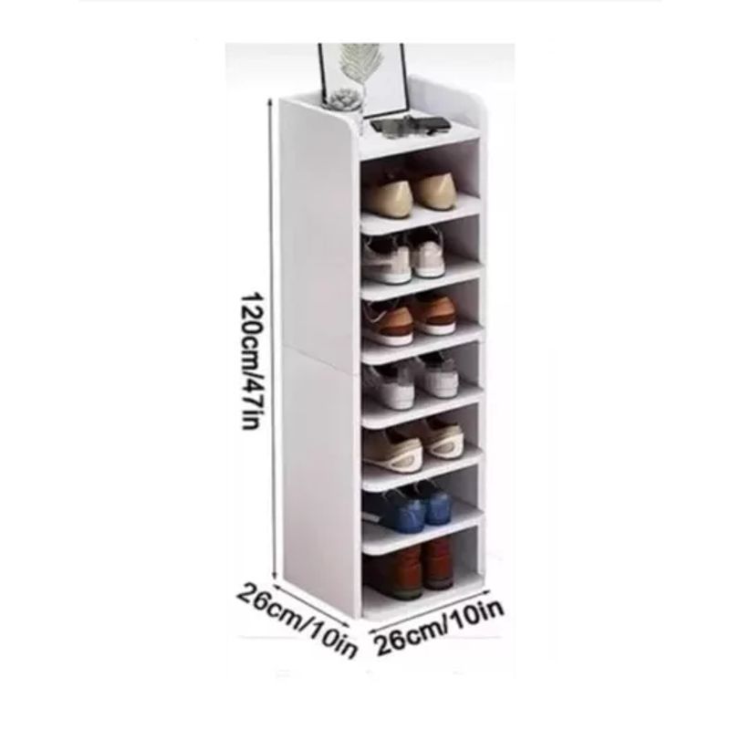 GENERICO - Organizador armable de zapatos 8 niveles para closet