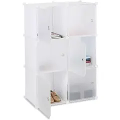 GENERICO - Organizador de zapateras 6 módulos para baño o ropero