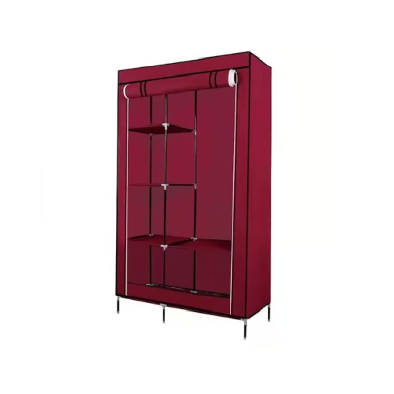 GENERICO - Closet organizador de ropa armable de tela roja