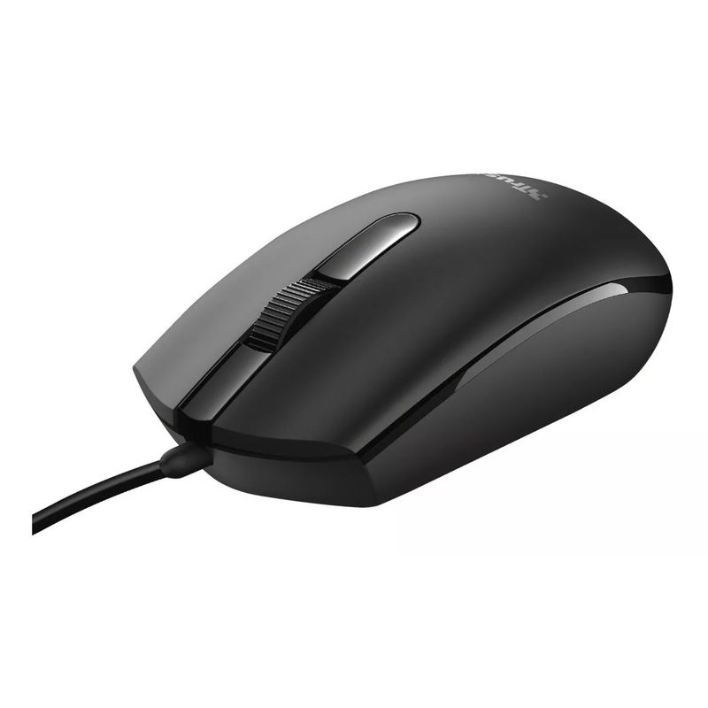 TRUST - Mouse Alambrico Trust Basi Negro ( 1200 Dpi)