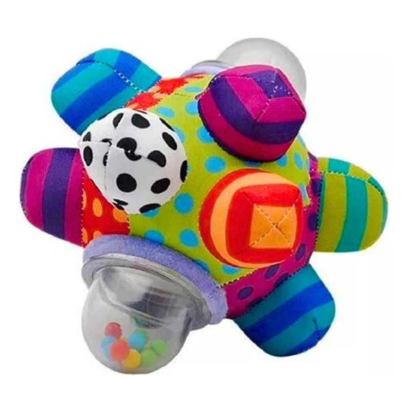 GENERICO - Juguete Pelota Sonajero Texturizadas Sensorial Para Bebes