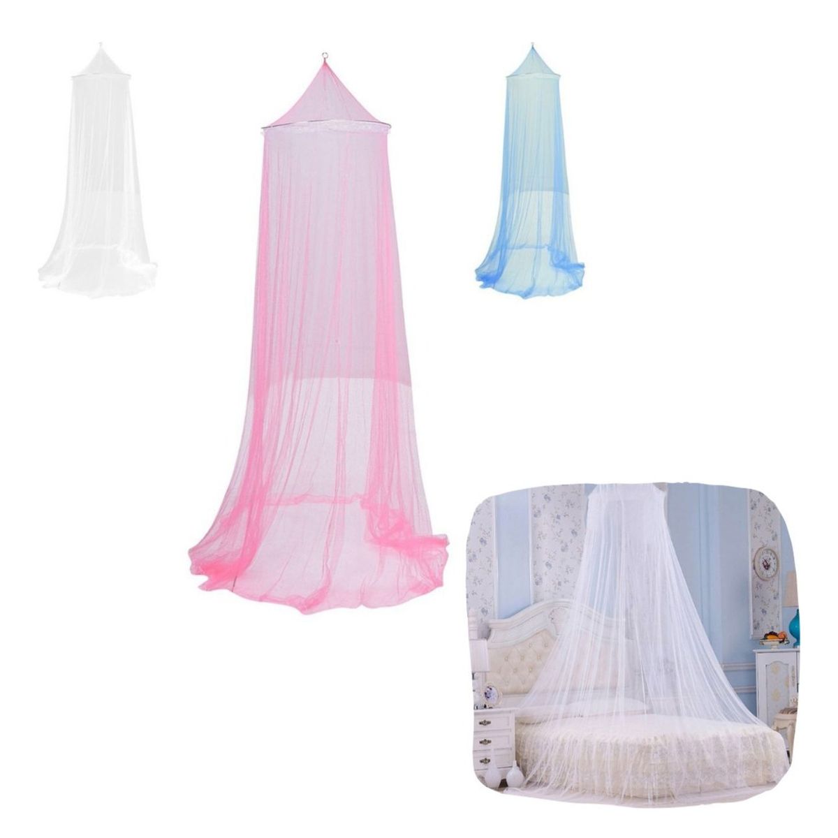 GENERICO - Mosquitero De Cuna  Cama  Super Liviano Y Transportable