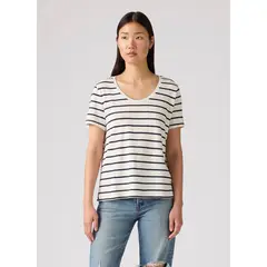 LEVIS - Polera Mujer Bridget Ss Tee Beige